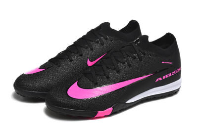 Unisex Nike Air Zoom Mercurial Vapor 16 Elite TF Football Shoes - Black/Neon Pink/Jet Black