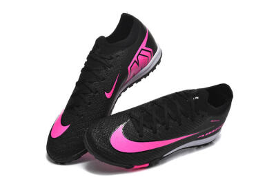 Unisex Nike Air Zoom Mercurial Vapor 16 Elite TF Football Shoes - Black/Neon Pink/Jet Black