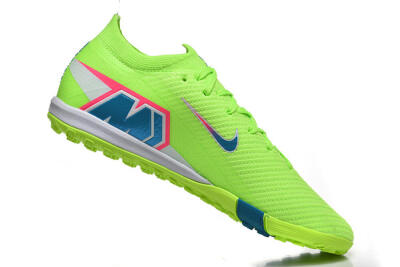 Men's Nike Air Zoom Mercurial Vapor 16 Elite TF Football Shoes - Green/Electric Green/Navy Blue