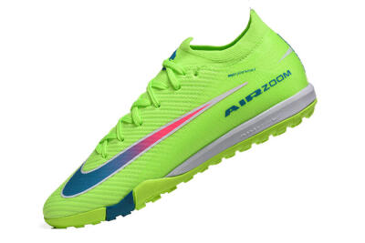 Men's Nike Air Zoom Mercurial Vapor 16 Elite TF Football Shoes - Green/Electric Green/Navy Blue
