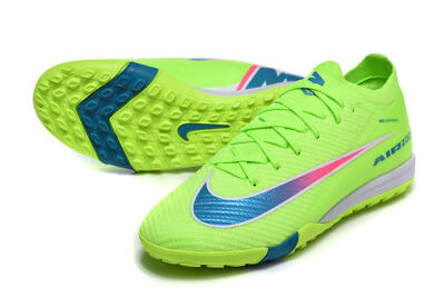 Men's Nike Air Zoom Mercurial Vapor 16 Elite TF Football Shoes - Green/Electric Green/Navy Blue