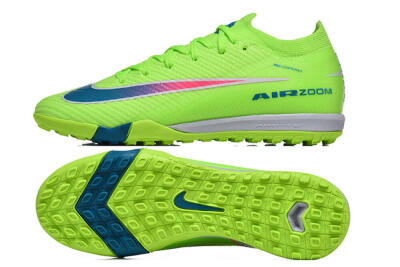 Men's Nike Air Zoom Mercurial Vapor 16 Elite TF Football Shoes - Green/Electric Green/Navy Blue