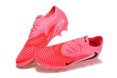Unisex Nike Phantom 6 Low Elite FG Football Boots - Pink/Neon Burst/Black Shine