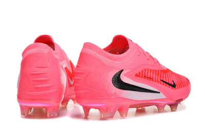 Unisex Nike Phantom 6 Low Elite FG Football Boots - Pink/Neon Burst/Black Shine