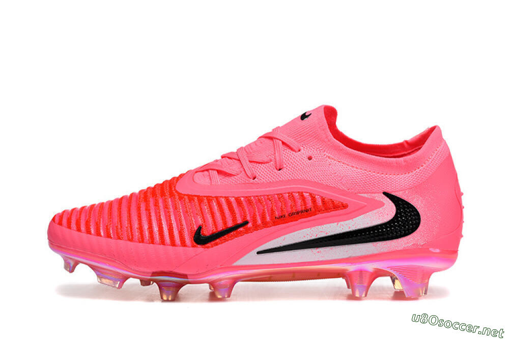 Unisex Nike Phantom 6 Low Elite FG Football Boots - Pink/Neon Burst/Black Shine 0