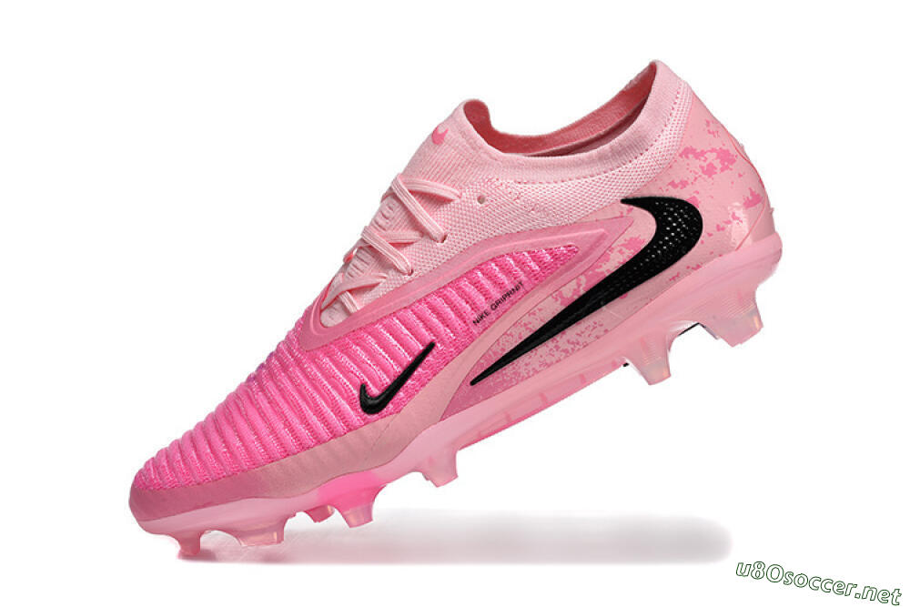 Unisex Nike Phantom 6 Low Elite FG Football Boots - Pink/Bright Pink/Fashion Pink 8