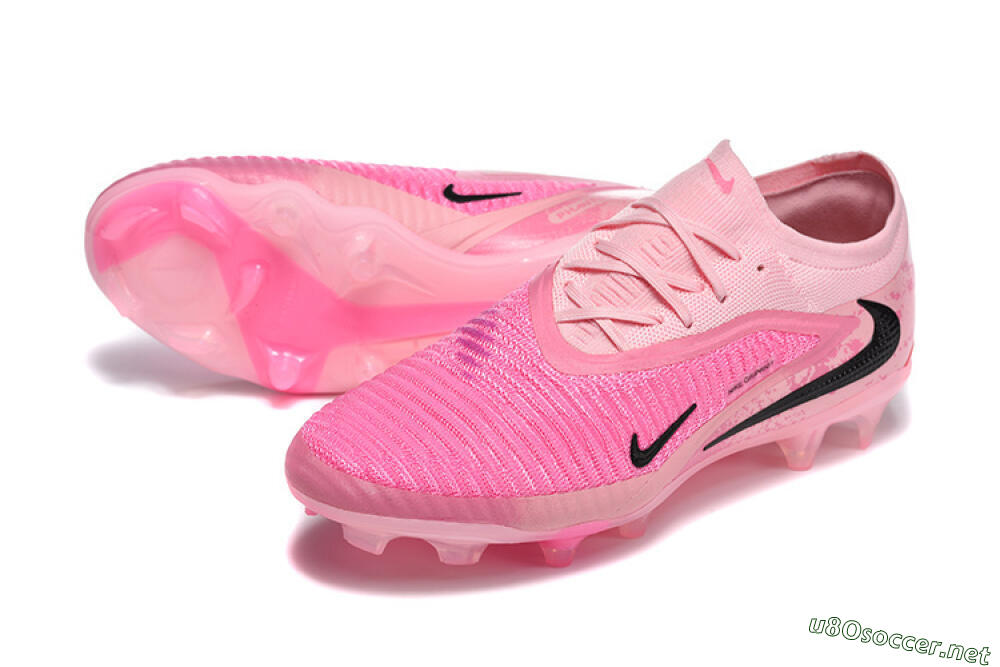 Unisex Nike Phantom 6 Low Elite FG Football Boots - Pink/Bright Pink/Fashion Pink 3