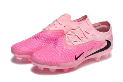 Unisex Nike Phantom 6 Low Elite FG Football Boots - Pink/Bright Pink/Fashion Pink