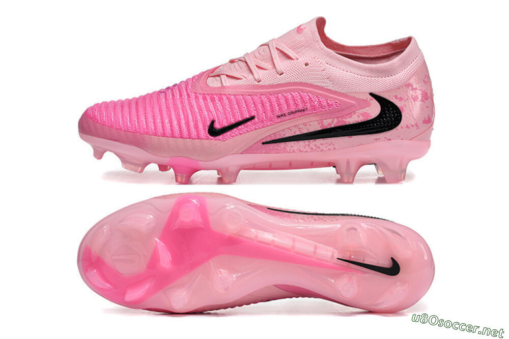 Unisex Nike Phantom 6 Low Elite FG Football Boots - Pink/Bright Pink/Fashion Pink 1