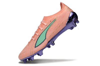 Men's Puma Ultra 5 Ultimate FG Football Boots - Pink/Mint Green/Metallic Purple