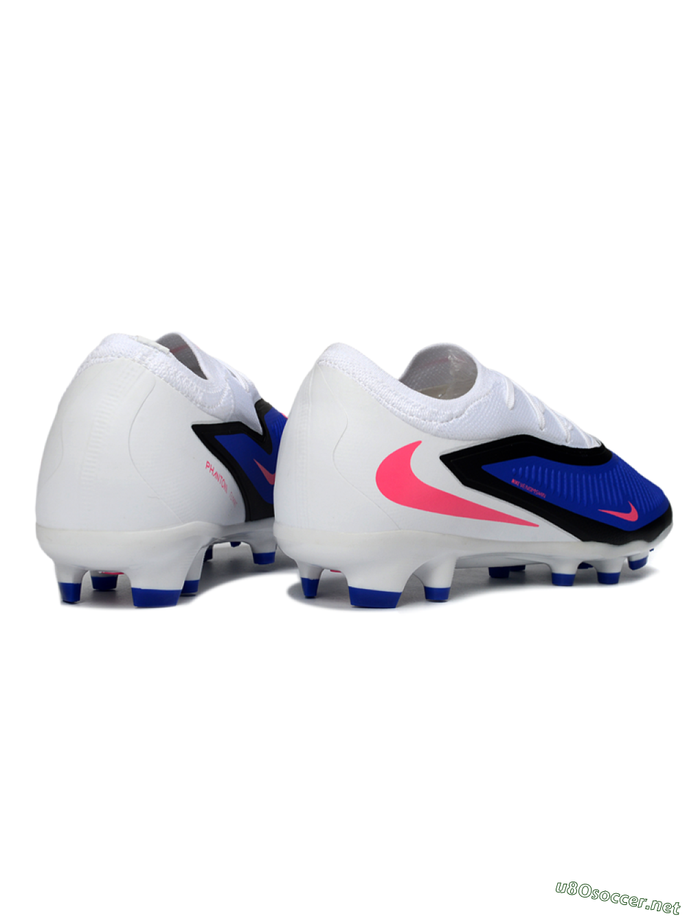 Unisex Nike Phantom 6 Low Elite FG Football Boots - Blue/Electric Blue/Neon Pink 6