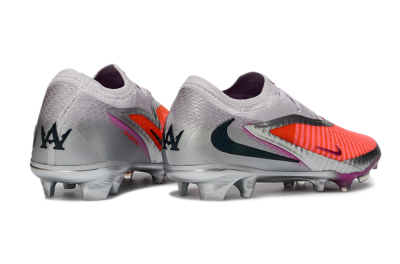 Unisex Nike Phantom 6 Low Elite FG Football Boots - Orange/Electric Pink/Metallic Silver