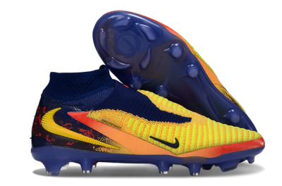 Men's Nike Phantom 6 High Elite FG Football Boots - Yellow/Electric Sunrise/Night Sky
