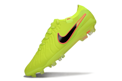 Men's Nike Tiempo Legend 10 Elite FG Football Boots - Yellow/Electric Green/Pink Accent