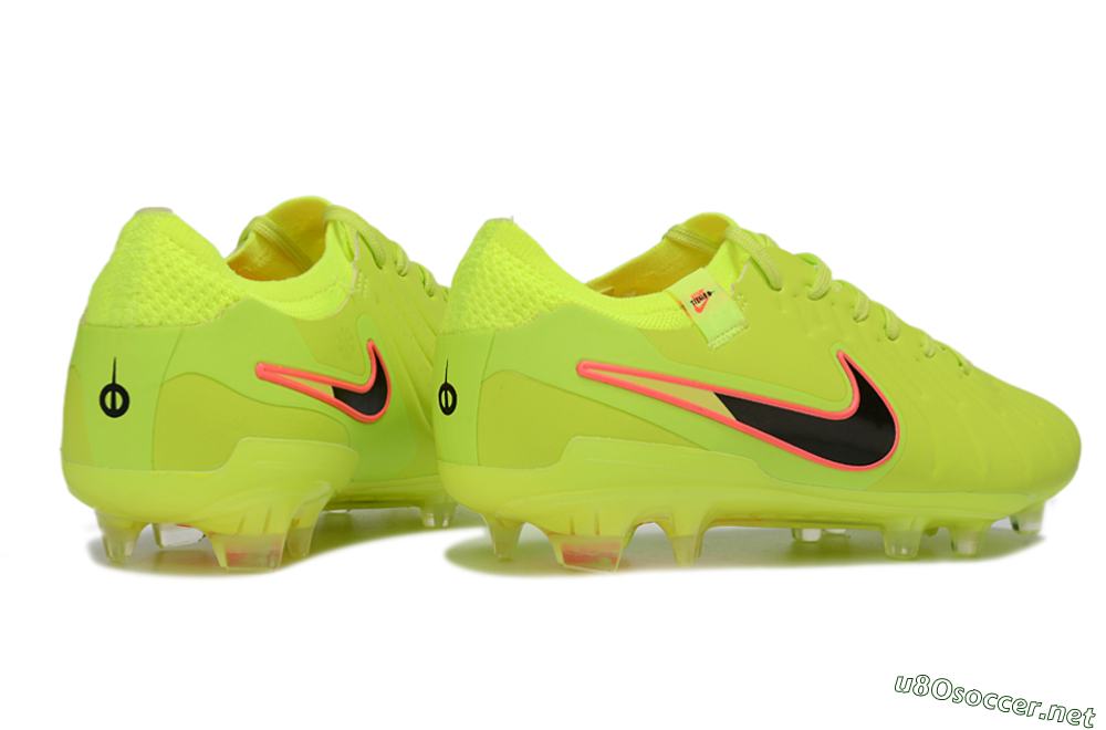 Men's Nike Tiempo Legend 10 Elite FG Football Boots - Yellow/Electric Green/Pink Accent 6