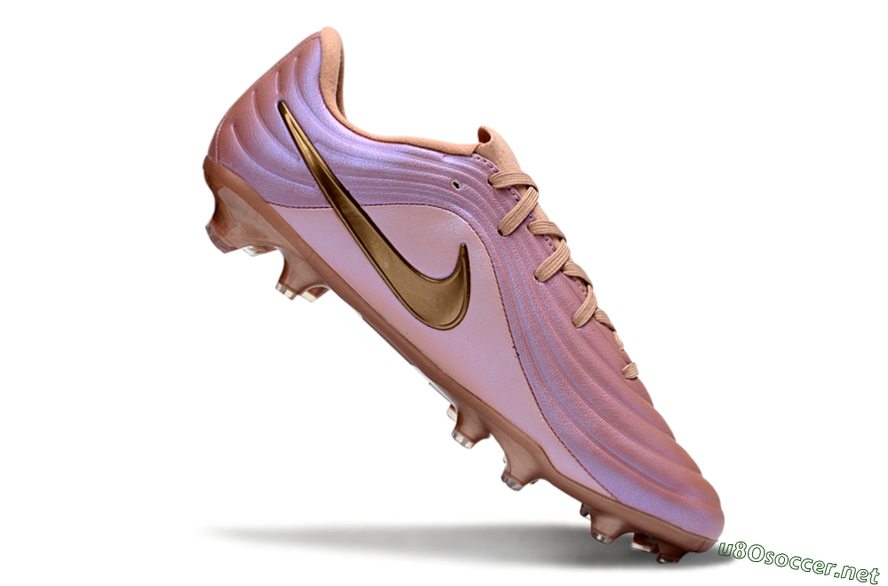 Men's Nike Tiempo Legend 10 Elite FG Football Boots - Pink/Soft Rose/Bronze 4