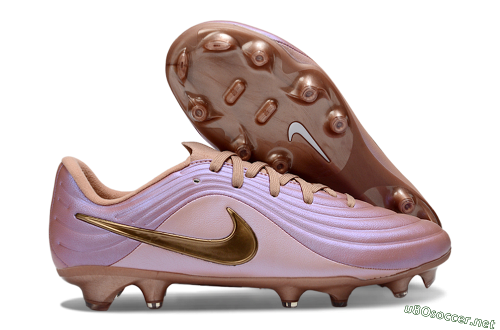 Men's Nike Tiempo Legend 10 Elite FG Football Boots - Pink/Soft Rose/Bronze 2