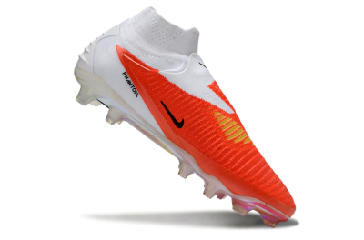 Unisex Nike Phantom 6 High Elite FG Football Boots - Orange/Fiery Sunset/White Mist