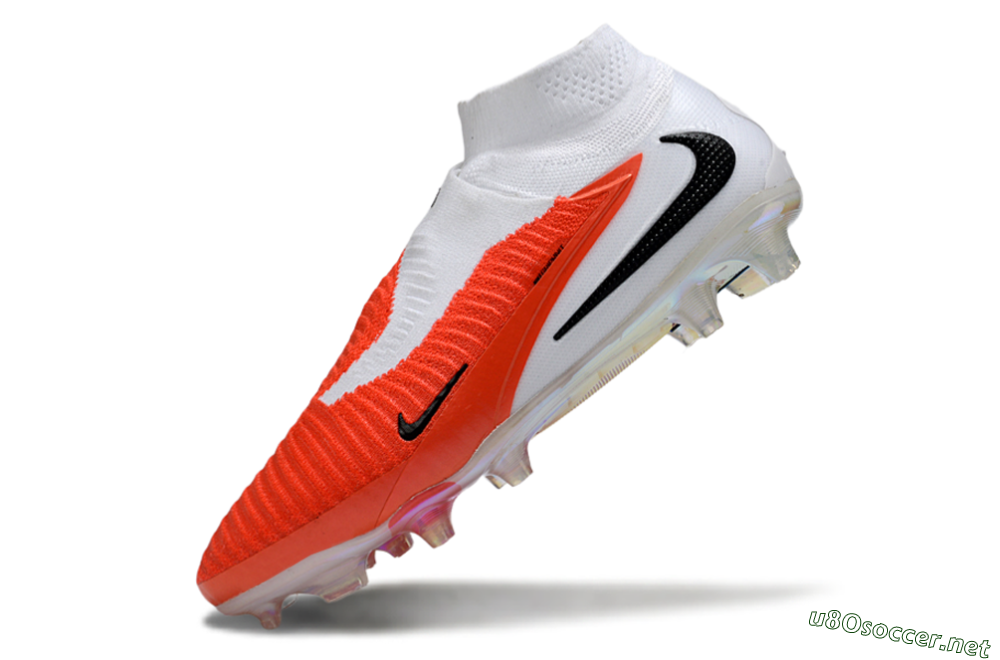 Unisex Nike Phantom 6 High Elite FG Football Boots - Orange/Fiery Sunset/White Mist 5