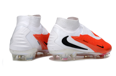 Unisex Nike Phantom 6 High Elite FG Football Boots - Orange/Fiery Sunset/White Mist