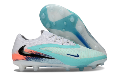 Men's Nike Phantom 6 Low Elite AG Football Boots - Aqua/Coral Splash/Icy Blue