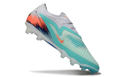 Men's Nike Phantom 6 Low Elite AG Football Boots - Aqua/Coral Splash/Icy Blue