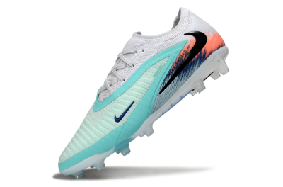 Men's Nike Phantom 6 Low Elite AG Football Boots - Aqua/Coral Splash/Icy Blue