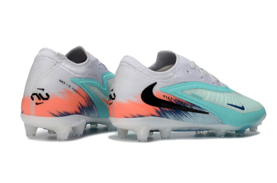 Men's Nike Phantom 6 Low Elite AG Football Boots - Aqua/Coral Splash/Icy Blue