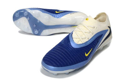 Men's Nike Phantom 6 Low Elite AG Football Boots - Blue/Sky Blue/Navy Blue