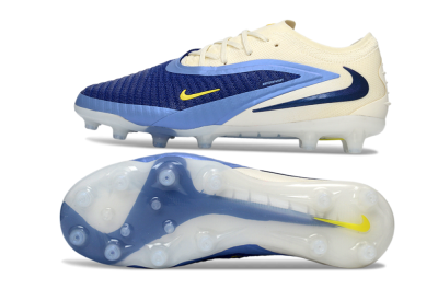Men's Nike Phantom 6 Low Elite AG Football Boots - Blue/Sky Blue/Navy Blue