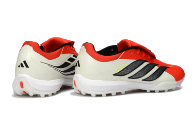 Men's Adidas Predator Elite Fold-Over Tongue TF Football Shoes - Red/Bright Red/Black
