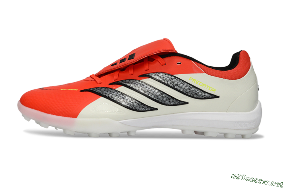 Men's Adidas Predator Elite Fold-Over Tongue TF Football Shoes - Red/Bright Red/Black 0