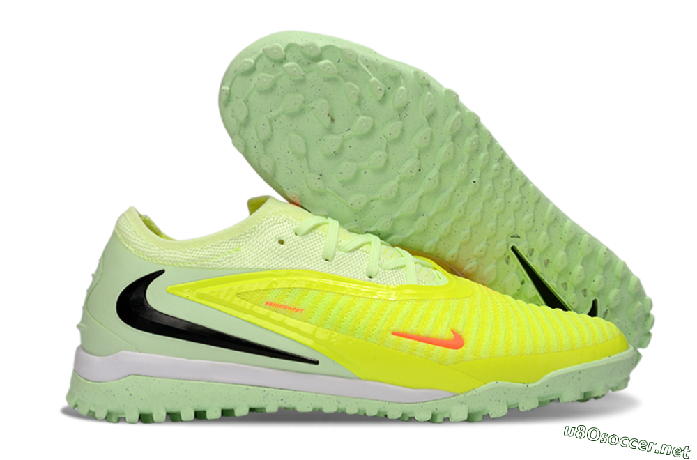 Unisex Nike Phantom 6 Low Elite TF Football Shoes - Yellow/Neon Yellow/Black 2