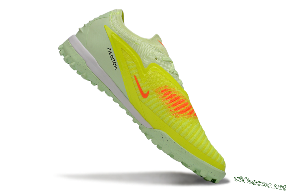 Unisex Nike Phantom 6 Low Elite TF Football Shoes - Yellow/Neon Yellow/Black 4
