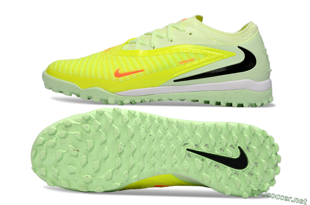 Unisex Nike Phantom 6 Low Elite TF Football Shoes - Yellow/Neon Yellow/Black 1