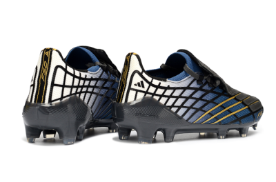 Unisex Adidas F50 Elite FG Football Boots - Blue/Golden Yellow/Black