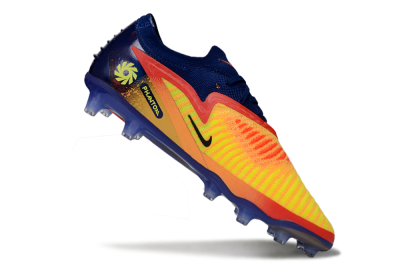 Men's Nike Phantom 6 Low Elite AG Football Boots - Yellow/Navy Blue/Fiery Red