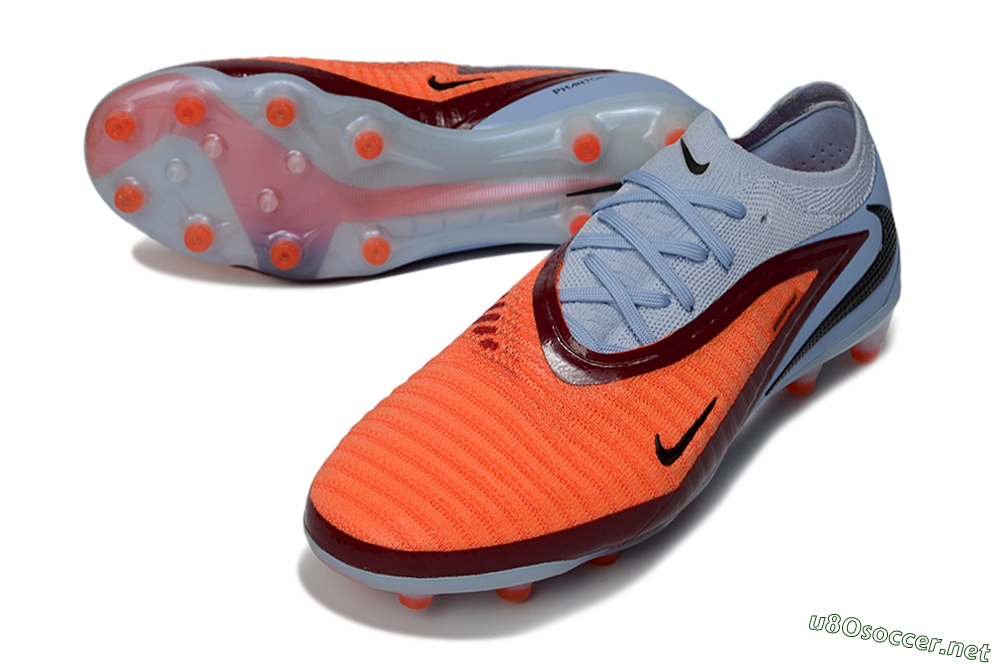 Unisex Nike Phantom 6 Elite AG Football Boots - Red/Jade/Black 3