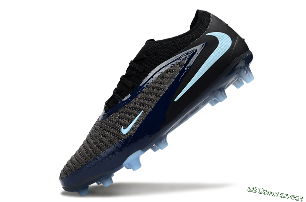 Men's Nike Phantom 6 Low Elite AG Football Boots - Grey/Black/Jade 5