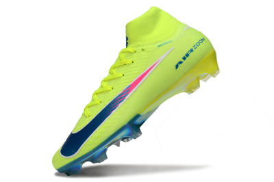 Unisex Nike Air Zoom Mercurial Superfly 10 Elite FG Football Boots - Green/Luminous Green/Blue Shift