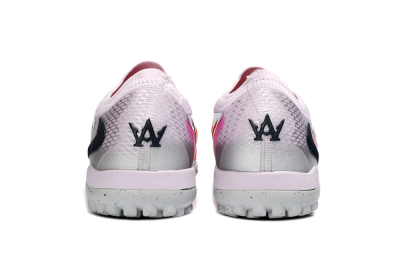 Unisex Nike Phantom 6 Low Elite TF Football Shoes - Pink/Flamingo Pink/Steel Gray