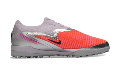 Unisex Nike Phantom 6 Low Elite TF Football Shoes - Pink/Flamingo Pink/Steel Gray