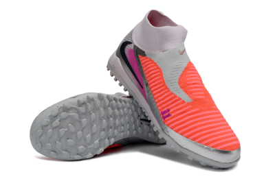 Unisex Nike Phantom 6 Elite TF Football Shoes - Orange/Bright Coral/Soft Gray