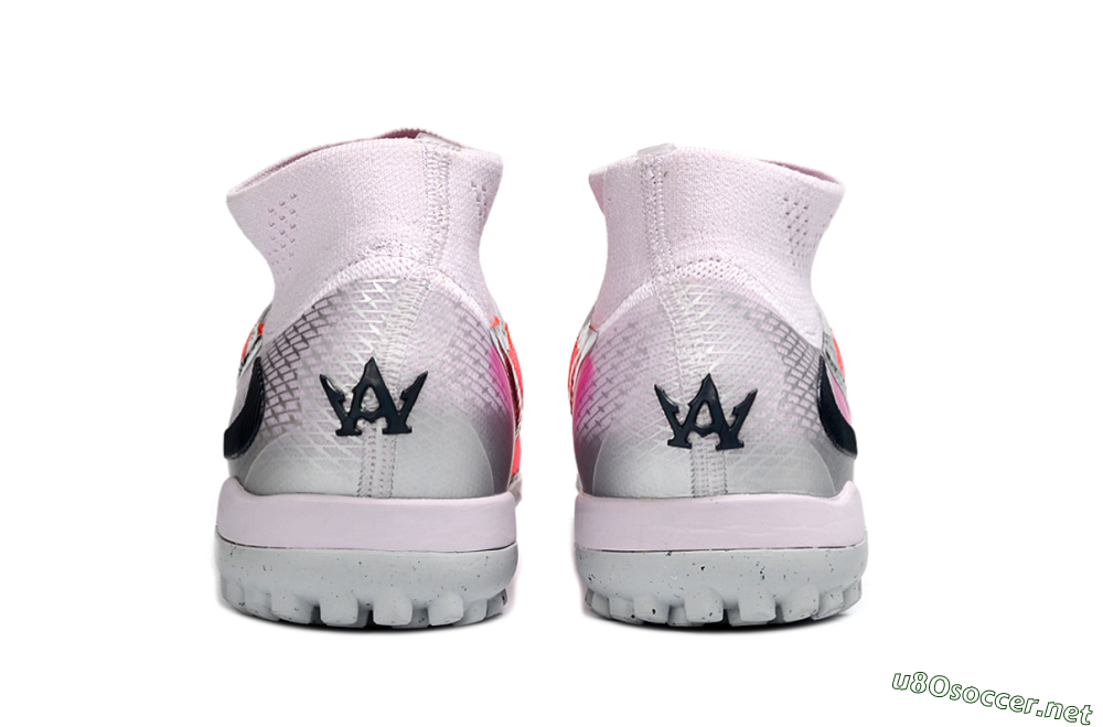 Unisex Nike Phantom 6 Elite TF Football Shoes - Orange/Bright Coral/Soft Gray 5