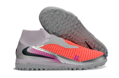 Unisex Nike Phantom 6 Elite TF Football Shoes - Orange/Bright Coral/Soft Gray