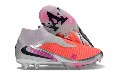 Unisex Nike Phantom 6 Elite FG Football Boots - Orange/Hot Orange/Silver