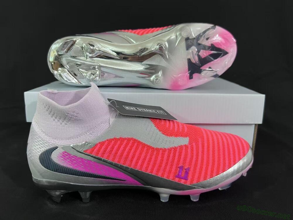 Unisex Nike Phantom 6 Elite FG Football Boots - Orange/Hot Orange/Silver