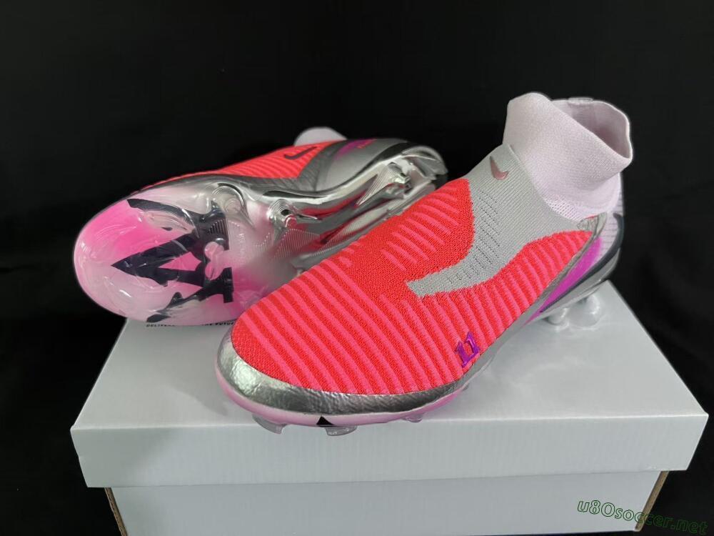 Unisex Nike Phantom 6 Elite FG Football Boots - Orange/Hot Orange/Silver