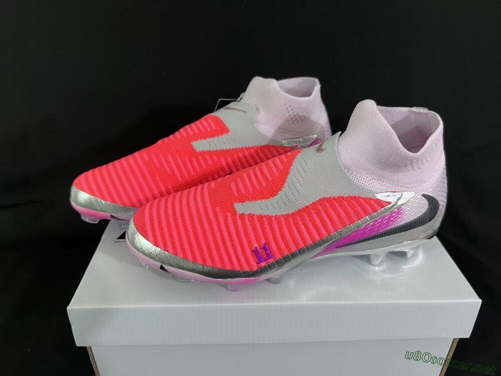 Unisex Nike Phantom 6 Elite FG Football Boots - Orange/Hot Orange/Silver