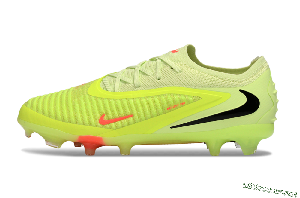 Unisex Nike Phantom 6 Low Elite FG Football Boots - Yellow/Lime Glow/Neon Coral 0